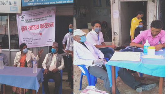 धनगढीको खास फार्मेसीद्वारा वार्षिकोत्सवको अवसरमा रक्तदान