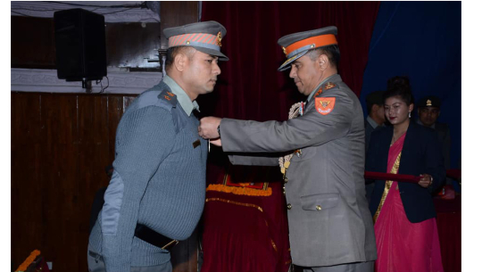 कैलालीका सशस्त्र प्रहरी नायब निरिक्षक टेर उत्कृष्ट कार्य गरे वापत विभूषित