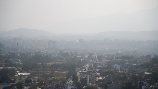 काठमाडौँमा वायु प्रदूषण बढ्यो : एक्युआई