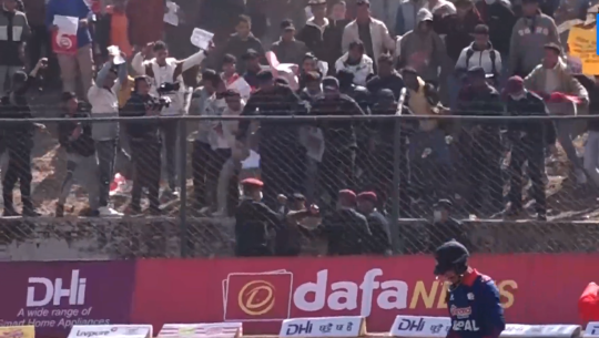 त्रिवि क्रिकेट मैदानमा सन्दिपको पक्षमा नाराबाजी गर्ने पक्राउ