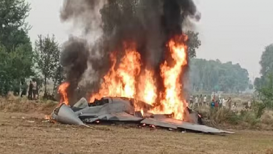 भारतीय वायुसेनाको लडाकु जहाज दुर्घटना