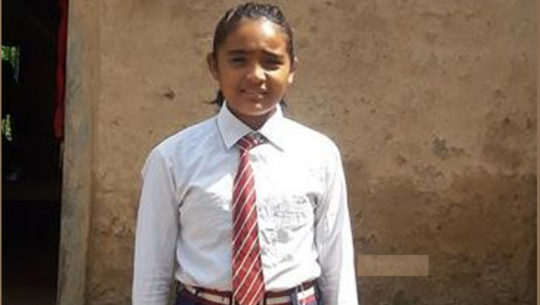 Manisha, 11, from the Far West receives International Prize from Japan