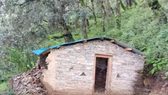 २ लाखमा बनेको मन्दिर ३ महिना पनि टिकेन