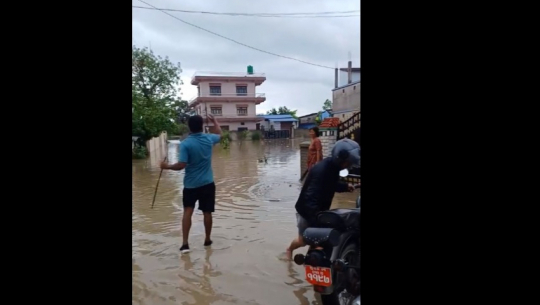 Flooding Hits Chief Minister's Residence in Sudurpaschim Province 