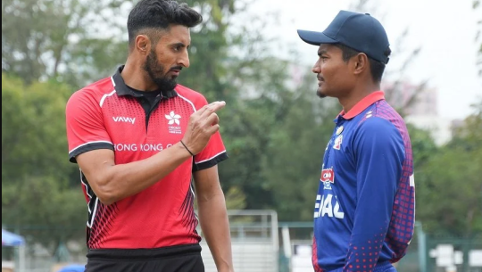 नेपाल र हङकङबीचको खेल वर्षाका कारण रद्द