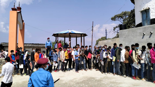 बैतडीमा ८१५ जना म्यादी प्रहरीका लागि २ हजार बढीको आवेदन