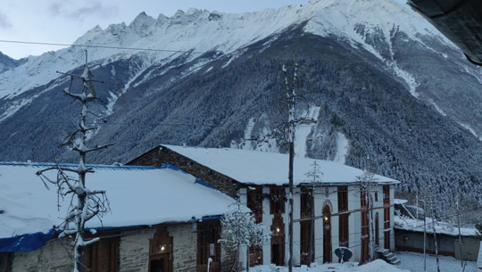 दार्चुलाको व्यासमा हिमपातः चिसो ह्वात्तै वृद्धि,