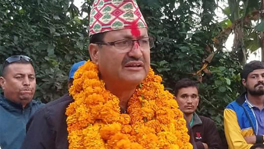 एनपी साउदले गरे कञ्चनपुर–२ मा उम्मेदवारी दर्ता