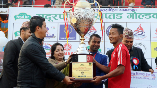 Nepal police wins Khaptad Gold Cup