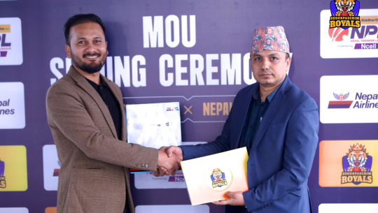 सुदूरपश्चिम रोयल्सको एअरलाइन्स पार्टनरमा नेपाल एअरलाइन्स