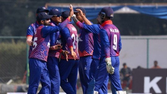  नेपालद्वारा यूएइ–४२ रनले पराजित