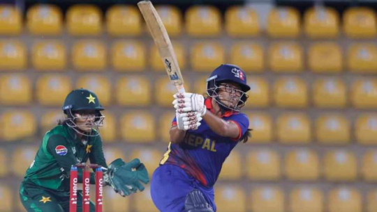 नेपालले दियो पाकिस्तानलाई १०९ रनको लक्ष्य