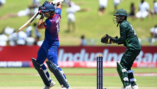 नेपालले पाकिस्तानलाई दियो १९८ रनको लक्ष्य