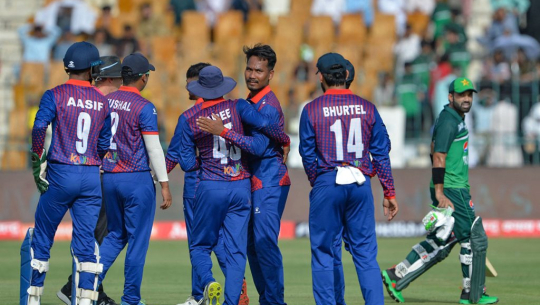 एसिया कपमा पाकिस्तानसँग नेपाल फराकिलो रनले पराजित