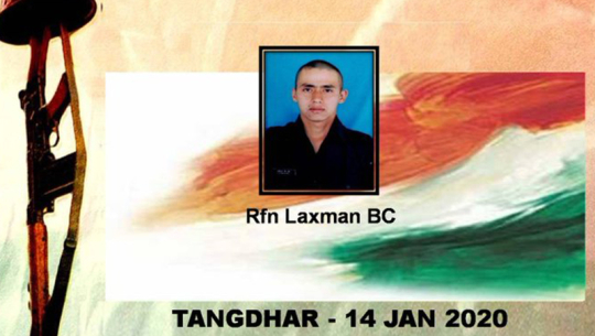 भारतमा हिमपहिरोमा परी एक नेपाली सैनिकसहित पाँचको मृत्यु