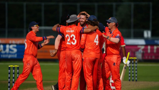 क्यानडालाई ६३ रनले हराउँदै नेदरल्याण्ड्स शीर्षमा उक्लियो