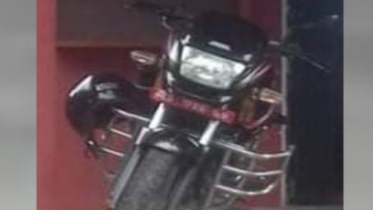 A motorcycle stolen from Bank Of Kathmandu, Dhangadhi