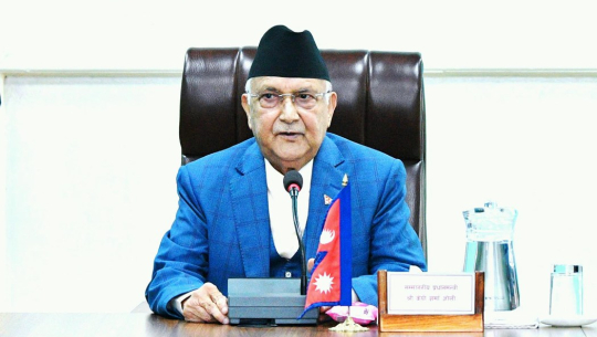 UML's whip to vote for PM Oli in trust motion