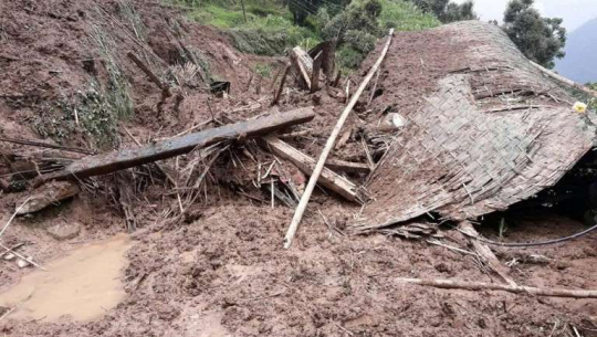 बैतडीमा पहिरोले घरमा पूर्ण क्षति, एकजना घाइते, १३ पशु मरे
