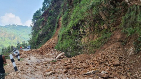 The blocked Mahakali Highway was reopened