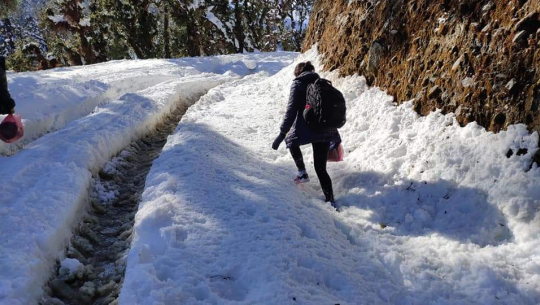 बाजुराको मार्तडी– कोल्टी सडक अवरुद्ध