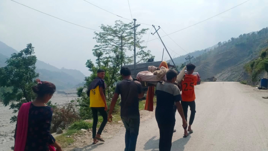 It is difficult to get treatment in remote areas as transport and electricity services are disrupted