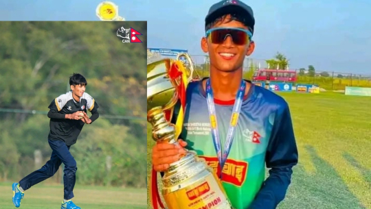 अछामका युवराजको यात्राः मोजाको बलदेखि अन्डर १९ नेपाल टिमसम्म 