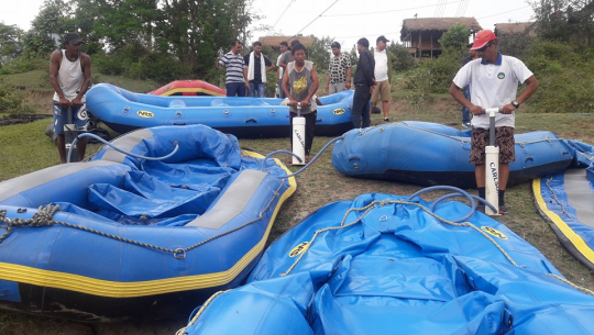 कर्णाली नदीमा १४ सयको सहभागीतामा ¥याफटिङ सुरु हुँदै