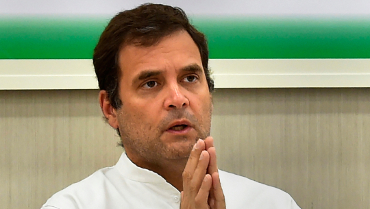 भारतीय कंग्रेसका नेता राहुल गान्धी पक्राउ
