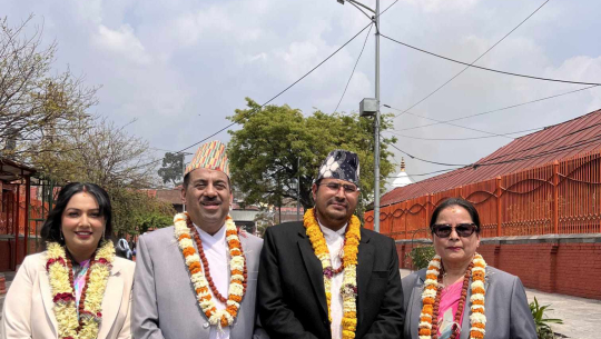 संसद शपथअघि राप्रपा सांसदको पशुपतिनाथ दर्शन