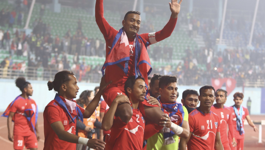 त्रिदेशीय कप फुटबलको उपाधि नेपाललाई