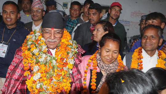 रुकुम पूर्वबाट नेकपाका संयोजक दाहाल निर्वाचित