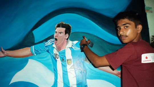 कलिलो उमेरका परिपक्क चित्रकार