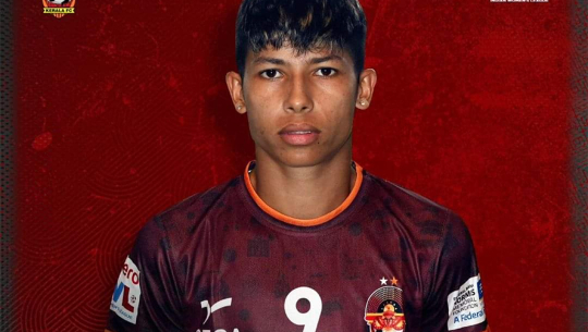 भारतमा चलिरहेको इन्डियन वुमन्स लिगमा (आईडब्लुएल) नेपालकि सावित्राको चौथो ह्याट्रिक