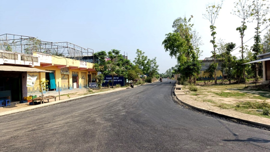 धनगढी गाउँ–जुगेडा सडक कालोपत्रे