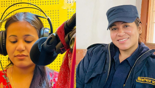 बिहान रेडियो, दिउँसो निर्वाचन प्रहरीः दार्चुलाकी सारंगीको दोहोरो जिम्मेवारी