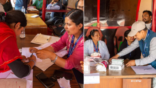 Health camp at Dasharath stadium provides services to displaced squatters