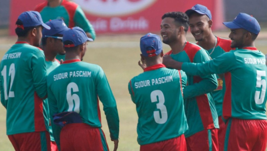 सुदूरपश्चिमले जित्यो यू–१९ क्रिकेटको उपाधि