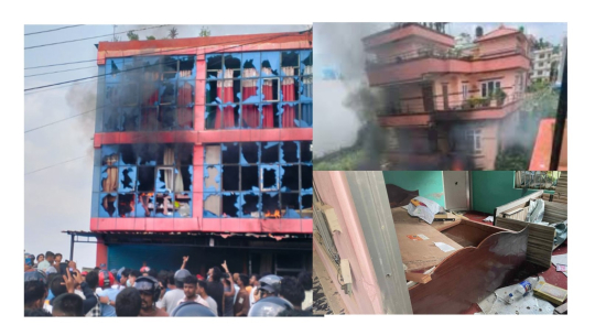 जेन्जी आन्दोलनः कैलाली र कञ्चनपुरमा २२ नेताका २५ घर जले