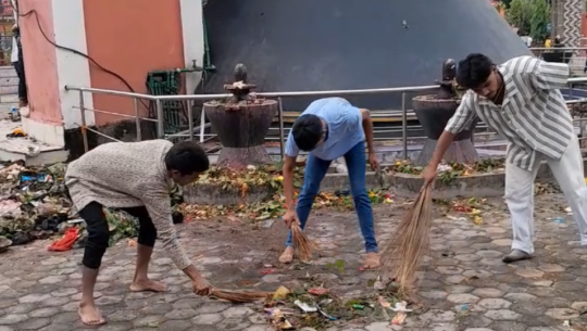 शिवपुरी धाममा अनेरास्ववियू ऐश्वर्य क्याम्पस कमिटीको बृहत् सरसफाइ 