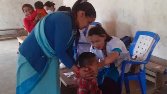 बैतडीका ७५ हजार बालबालिकालाई टाइफाइड खोप