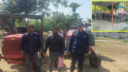 Two drivers arrested with stolen tractors in Kanchanpur