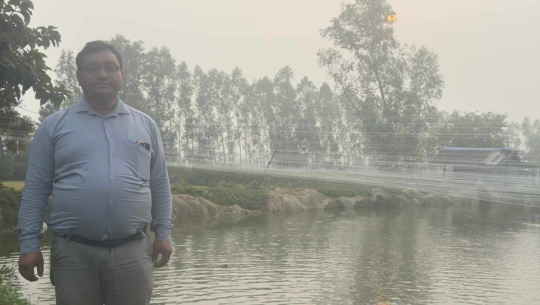 माछापालनबाट हरिरामले छोरीलाई एमबीबीएस र छोरालाई इआए पढाउँदै