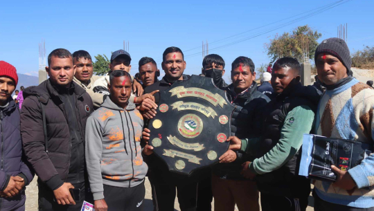राष्ट्रपति रनिङ शिल्डको उपाधि परशुरामलाई