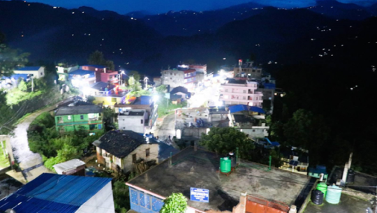 ‘Ujyalo Dasharathchand’ program launched to illuminate public spaces in Baitadi