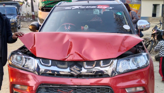 रास्वपाका सुदूरपश्चिम सभापति विष्ट सवार कार दुर्घटना