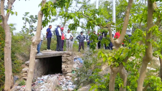 धनगढीमा हुने डुबान समस्या हल गर्न दुई मिटर अग्लो नाली बनाइने