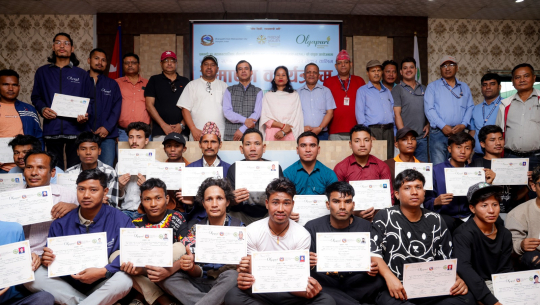 धनगढीको भोकेस्नल स्कुलबाट ८९ ले तालिम लिएकामा ४१ जना रोजगार