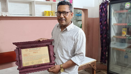 शिवशक्ति भोजनालयका सञ्चालक भट्टले गरे ३५ लाखको जमिन दान