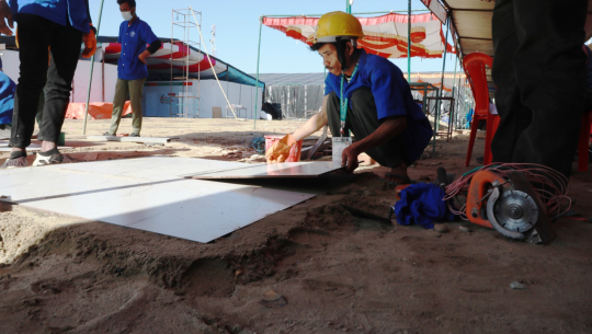 धनगढीमा मार्बलको काम गर्नेहरू मासिक ७५ हजारसम्म कमाउदै